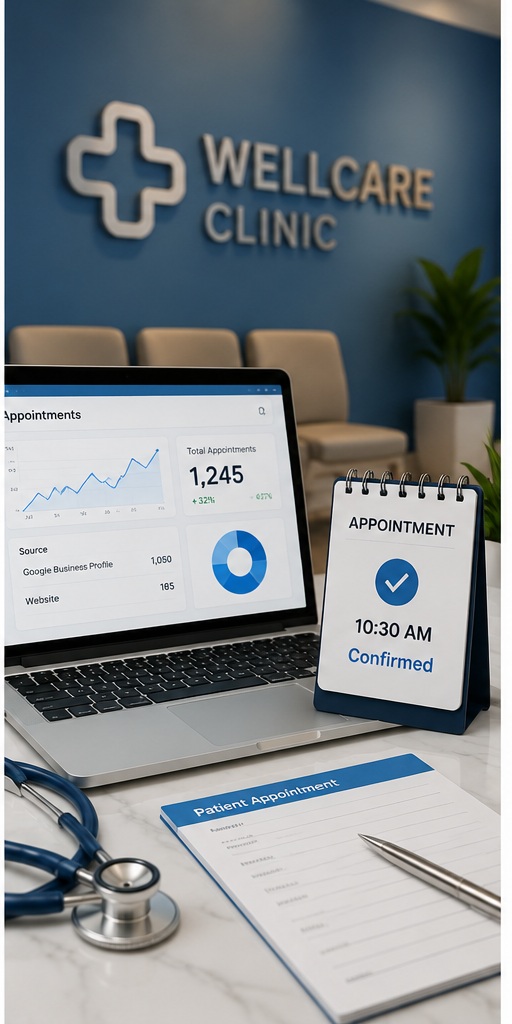 Clinic appointment growth through local SEO