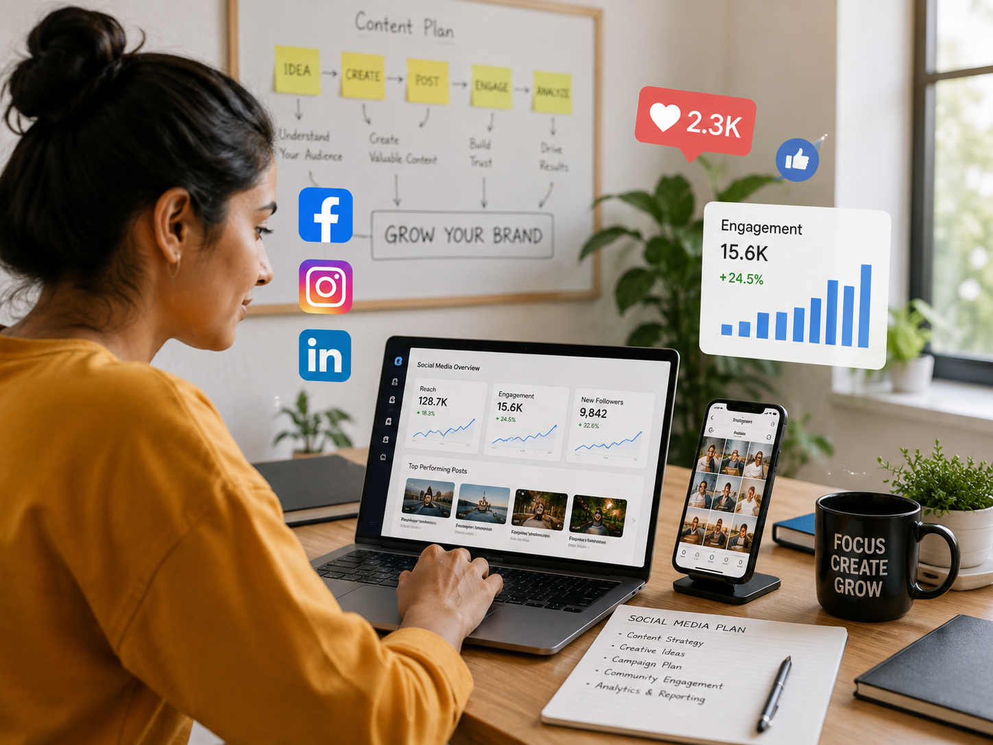 Social Media Marketing Services India strategy and content planning