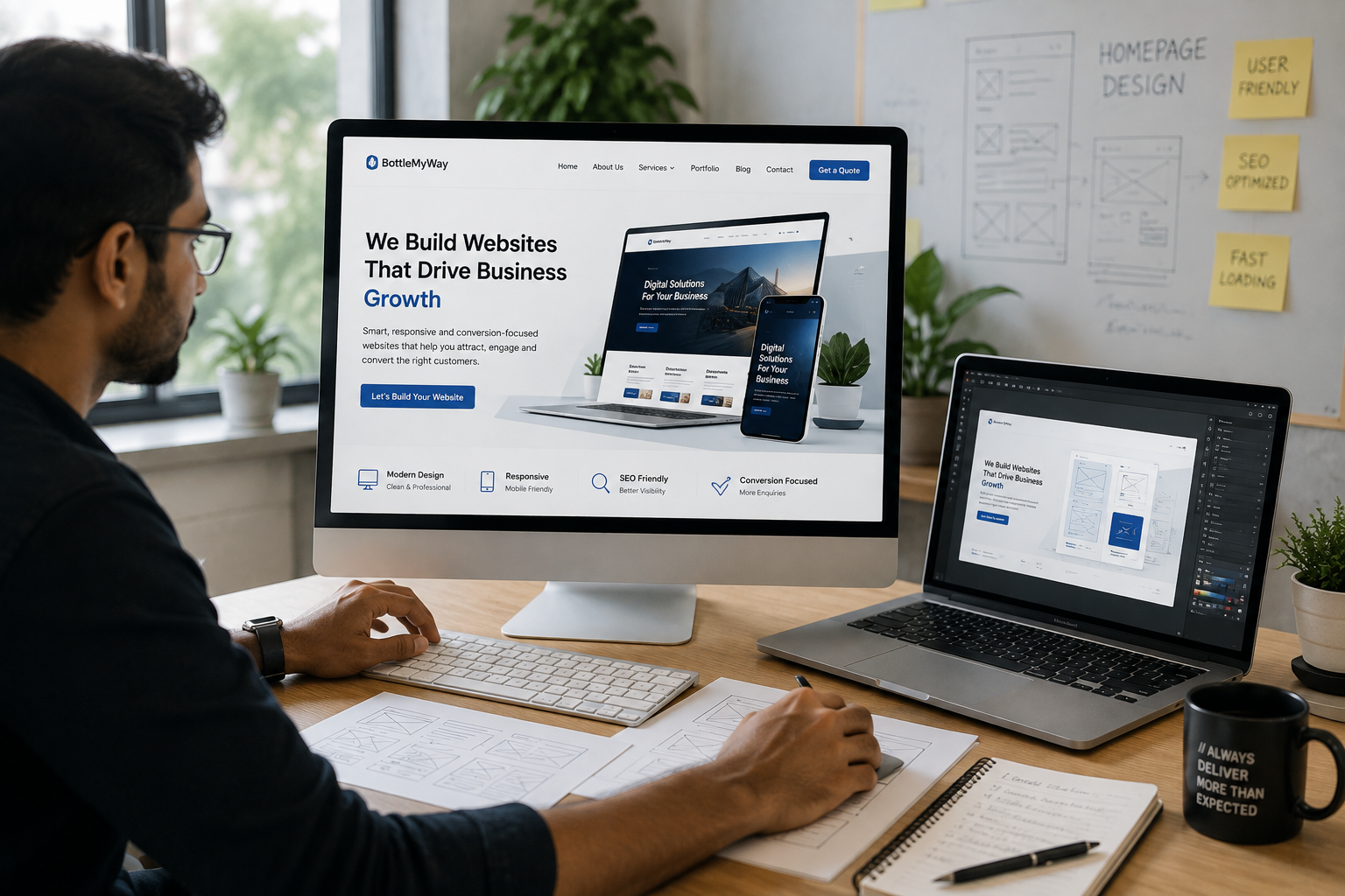 Website Design Company India creating responsive business websites